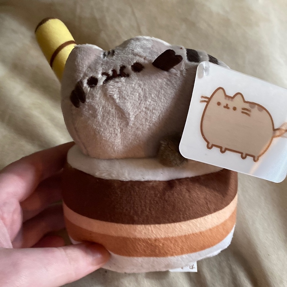 Coffee pusheen plush